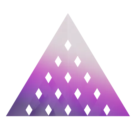 Forme triangulaire  3D Icon