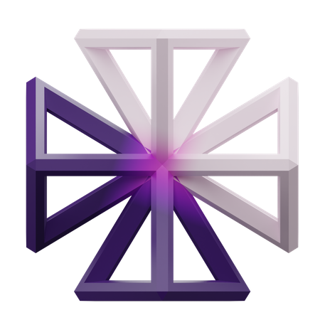 Forme triangulaire  3D Icon