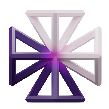 Forme triangulaire  3D Icon