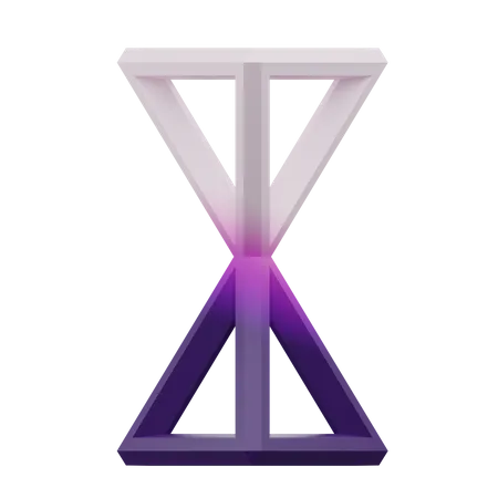 Forme triangulaire  3D Icon