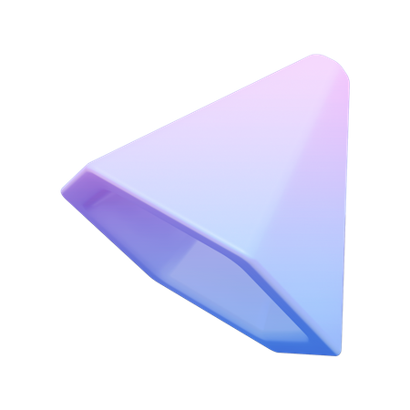 Forme triangulaire  3D Icon