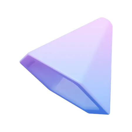 Forme triangulaire  3D Icon