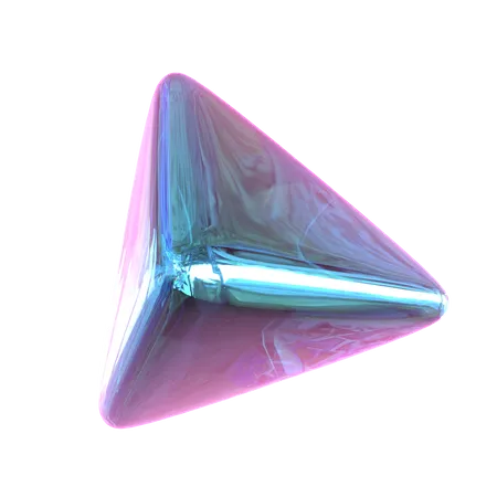 Forme triangulaire  3D Icon