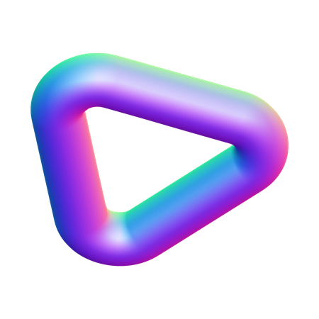 Forme triangulaire  3D Icon