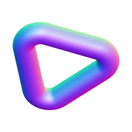 Forme triangulaire  3D Icon