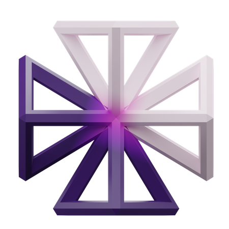 Forme triangulaire  3D Icon