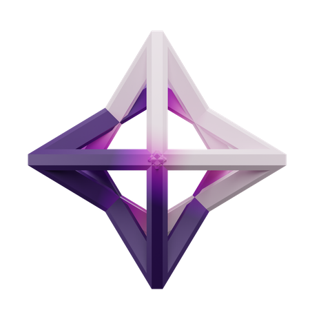Forme triangulaire  3D Icon