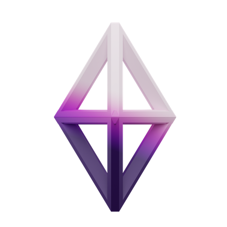 Forme triangulaire  3D Icon