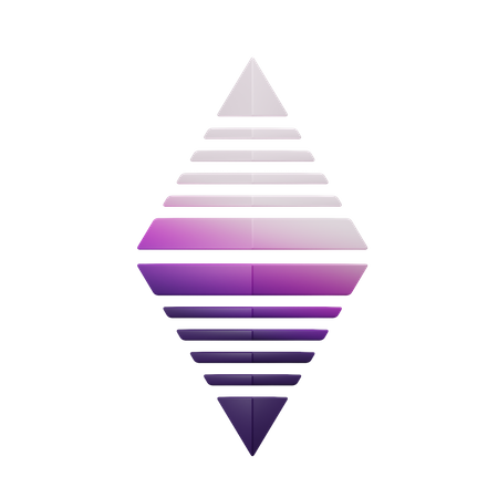 Forme triangulaire  3D Icon