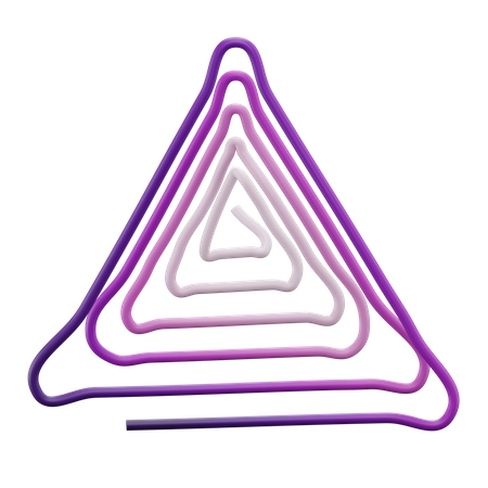 Forme triangulaire  3D Icon