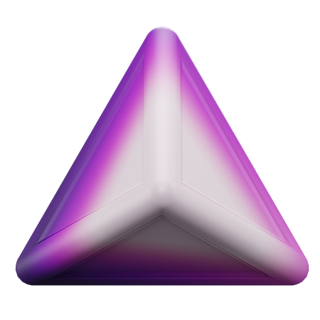 Forme triangulaire  3D Icon