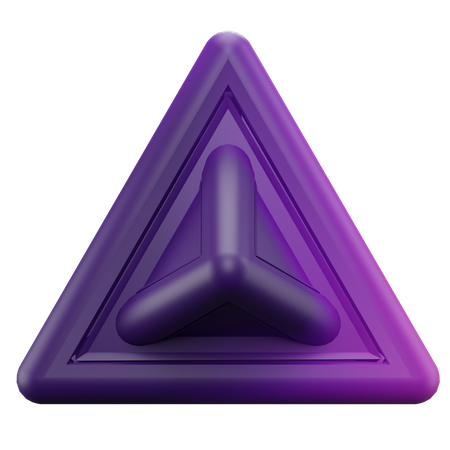 Forme triangulaire  3D Icon