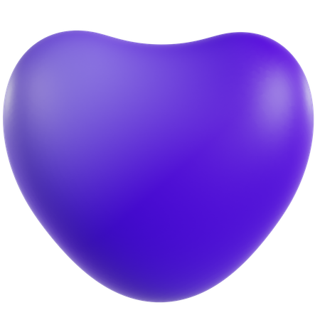 Forme violette vibrante  3D Icon