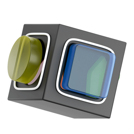 Formensortierung für kreatives Spielen  3D Icon