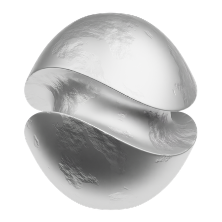 Formes abstraites en métal  3D Icon