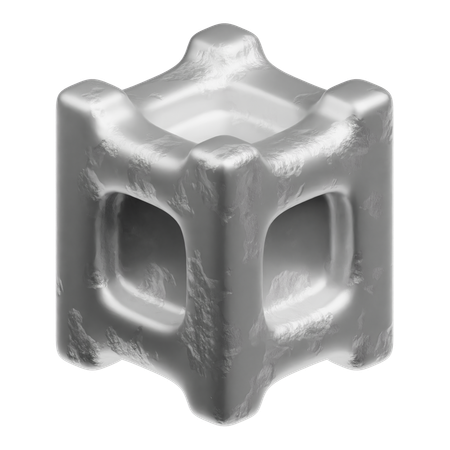 Formes abstraites en métal  3D Icon