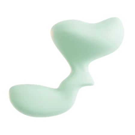 Formes fluides pastel  3D Icon