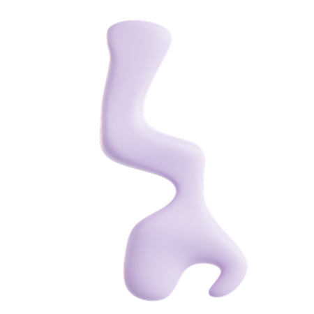 Formes fluides pastel  3D Icon