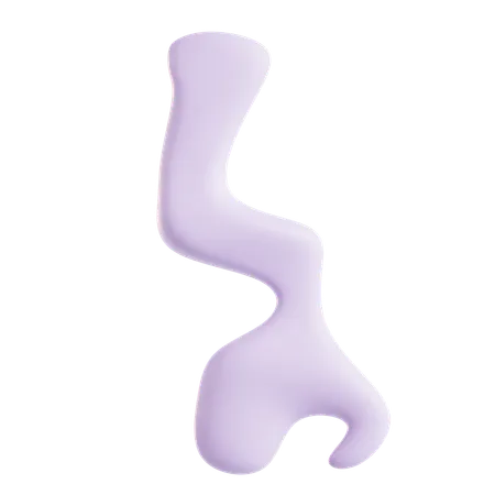 Formes fluides pastel  3D Icon