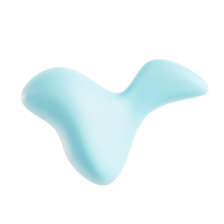 Formes fluides pastel  3D Icon