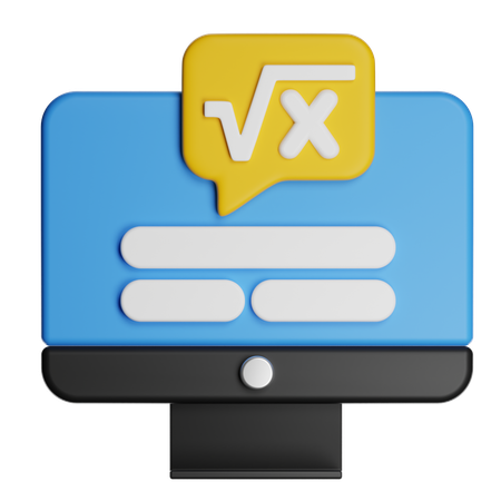 Formula  3D Icon