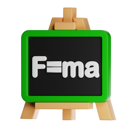 Formula  3D Icon