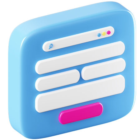 Formulaire  3D Icon