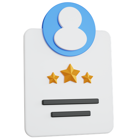 Formulaire de commentaires  3D Icon