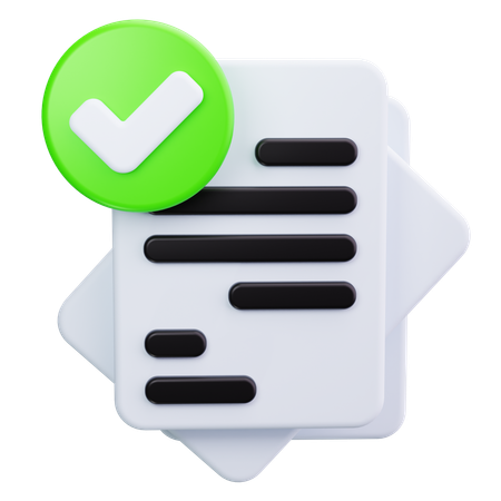 Formularcheck  3D Icon