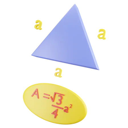 Formule triangulaire  3D Icon