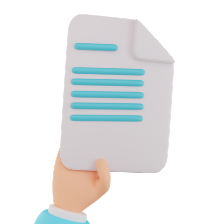 Fornecer documentos  3D Icon