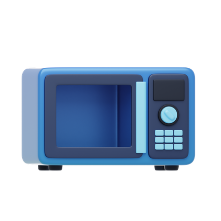 Forno azul  3D Icon