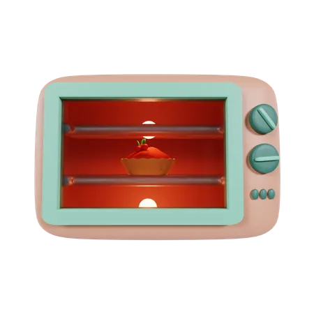 Forno de micro-ondas  3D Icon