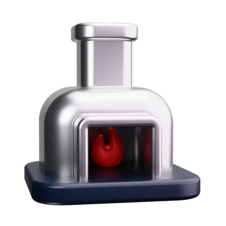 Forno de pedra  3D Icon