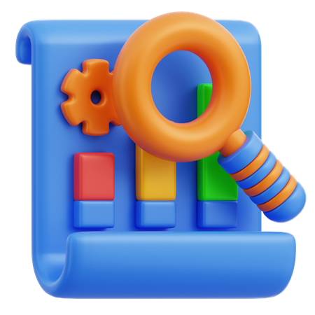 Forschung  3D Icon