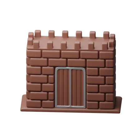 Fort  3D Icon