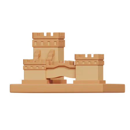 Forteresse chinoise  3D Icon