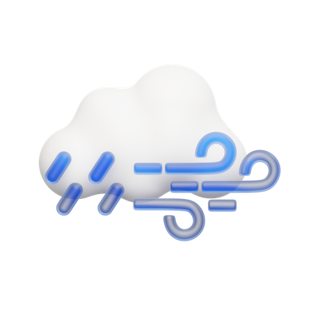 Forte pluie  3D Icon