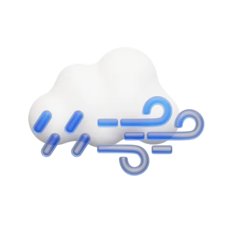 Forte pluie  3D Icon