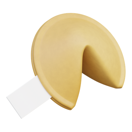 Fortune Cookie  3D Icon