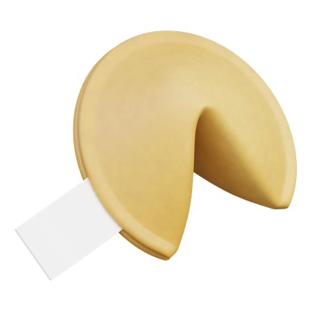 Fortune Cookie  3D Icon