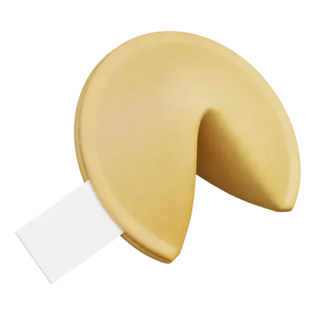Fortune Cookie  3D Icon