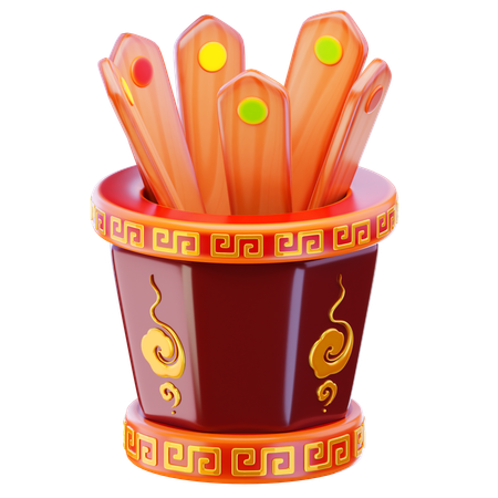 Fortune Stick  3D Icon