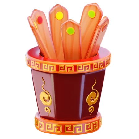 Fortune Stick  3D Icon