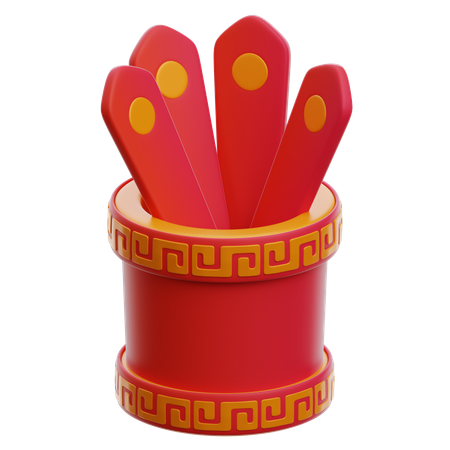 Fortune Stick  3D Icon