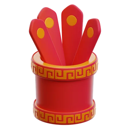 Fortune Stick  3D Icon