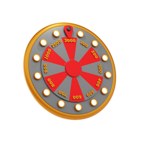 Fortune Wheel  3D Icon