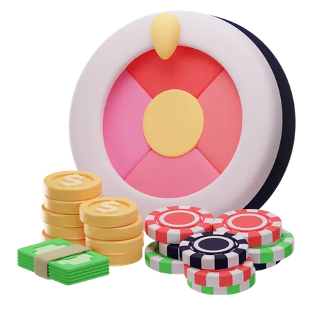 Fortune Wheel  3D Icon