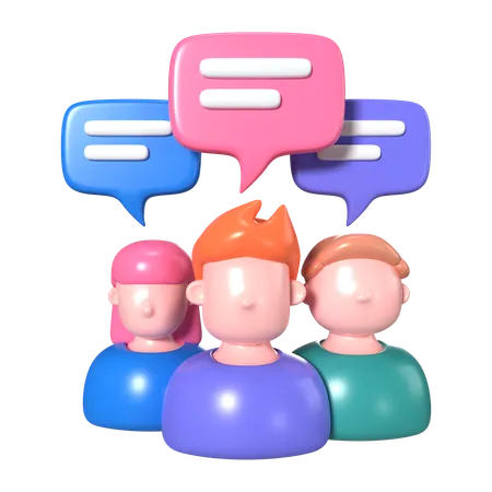 This Is Forum 3 D Render Illustration Icon It Comes As A High Resolution PNG File Isolated On A Transparent Background The Available 3 D Model File Formats Include BLEND OBJ FBX And GLTF 3D Icon