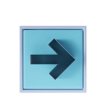 Forward 3 D Icon 3D Icon